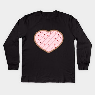 Heart Topping Cookie Kids Long Sleeve T-Shirt